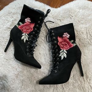 Wild Diva lace up boots
